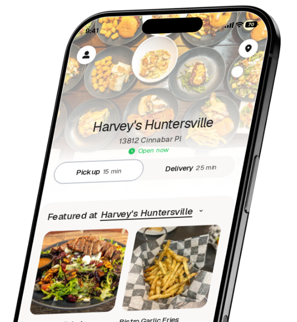 Harvey's Huntersville app preview