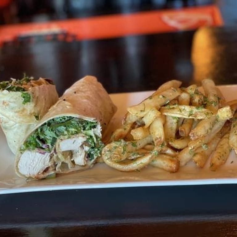 Delicious Chicken Caesar Wrap