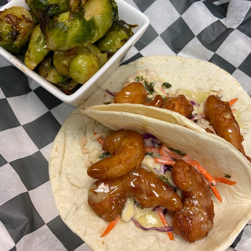 Delicious Shrimp Tacos Await